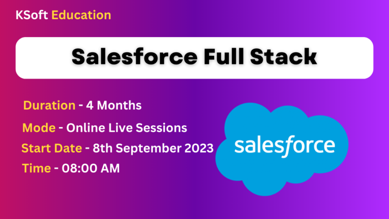 Salesforce Training –  8th September 2023, 08:00 AM