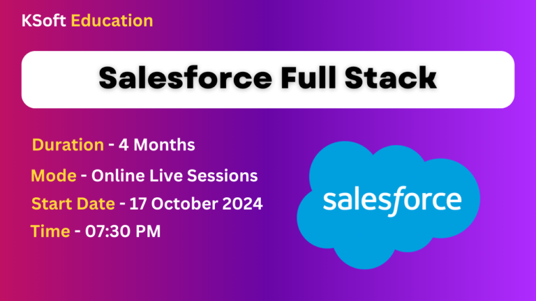 Salesforce Training – 17 October 2024, 07:30 PM