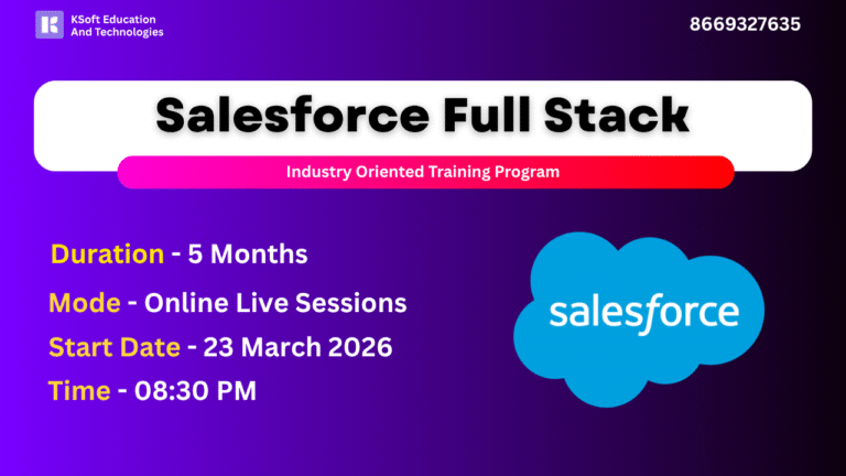 Salesforce Training – 23 March 2026, 08:30 PM