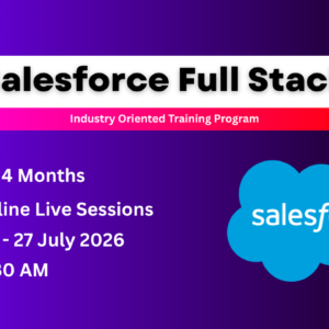 Salesforce Training – 27 July 2026, 07:30 AM