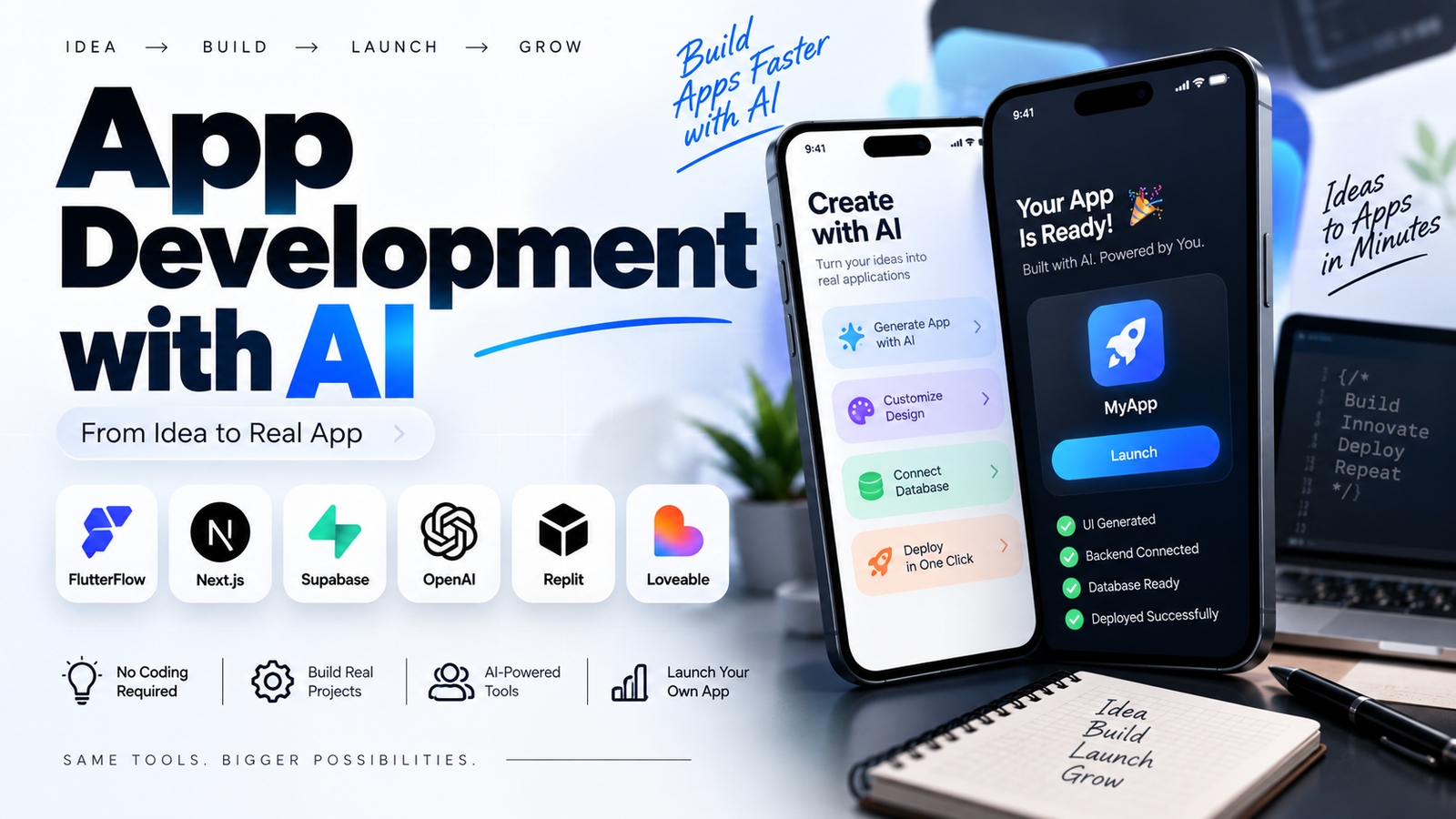 No Code App Development with AI